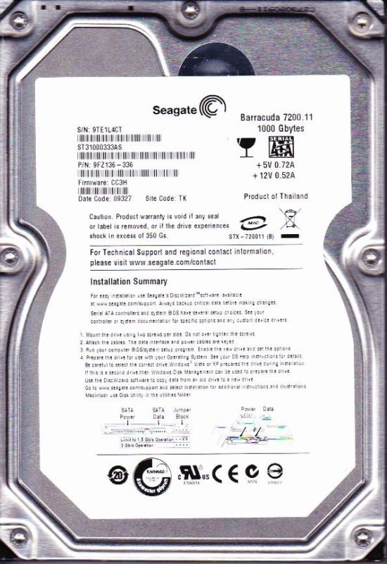 ST31000333AS Seagate
